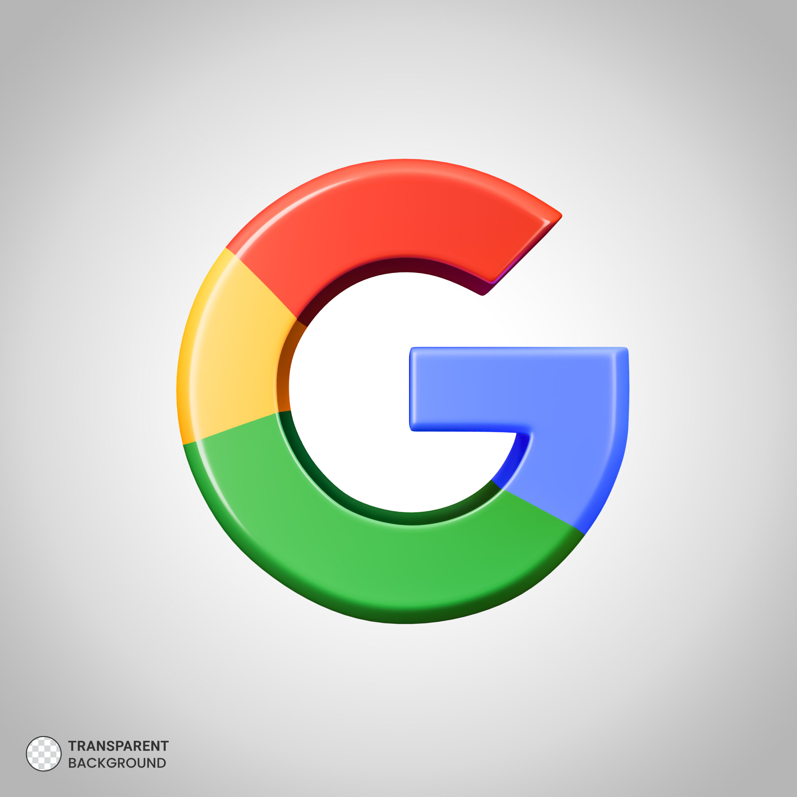 Google icon isolated 3d render illustration Google icon isolated 3d render illustration