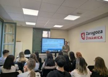 Estudiantes de diferentes grados de Santo Domingo de Silos visitan Zaragoza Dinámica