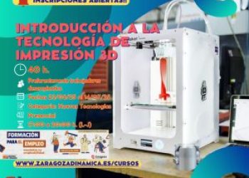 Inscripciones curso Introducción a la Tecnología de impresión en 3D